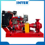 Máy bơm cứu hỏa diesel 55KW INTER CA100-315/55 75HP