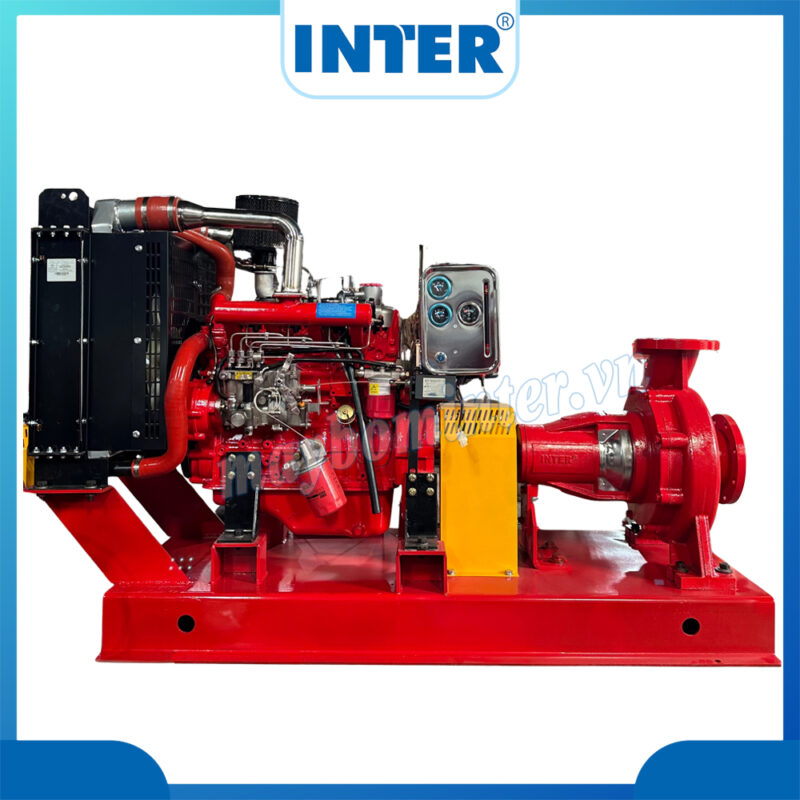 Máy bơm cứu hỏa diesel 55KW INTER CA100-315/55 75HP
