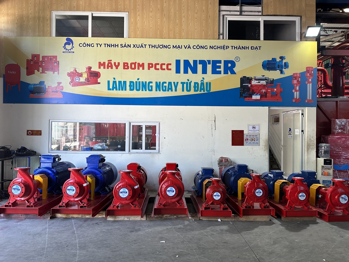Máy bơm chữa cháy điện INTER Máy bơm chữa cháy điện INTER