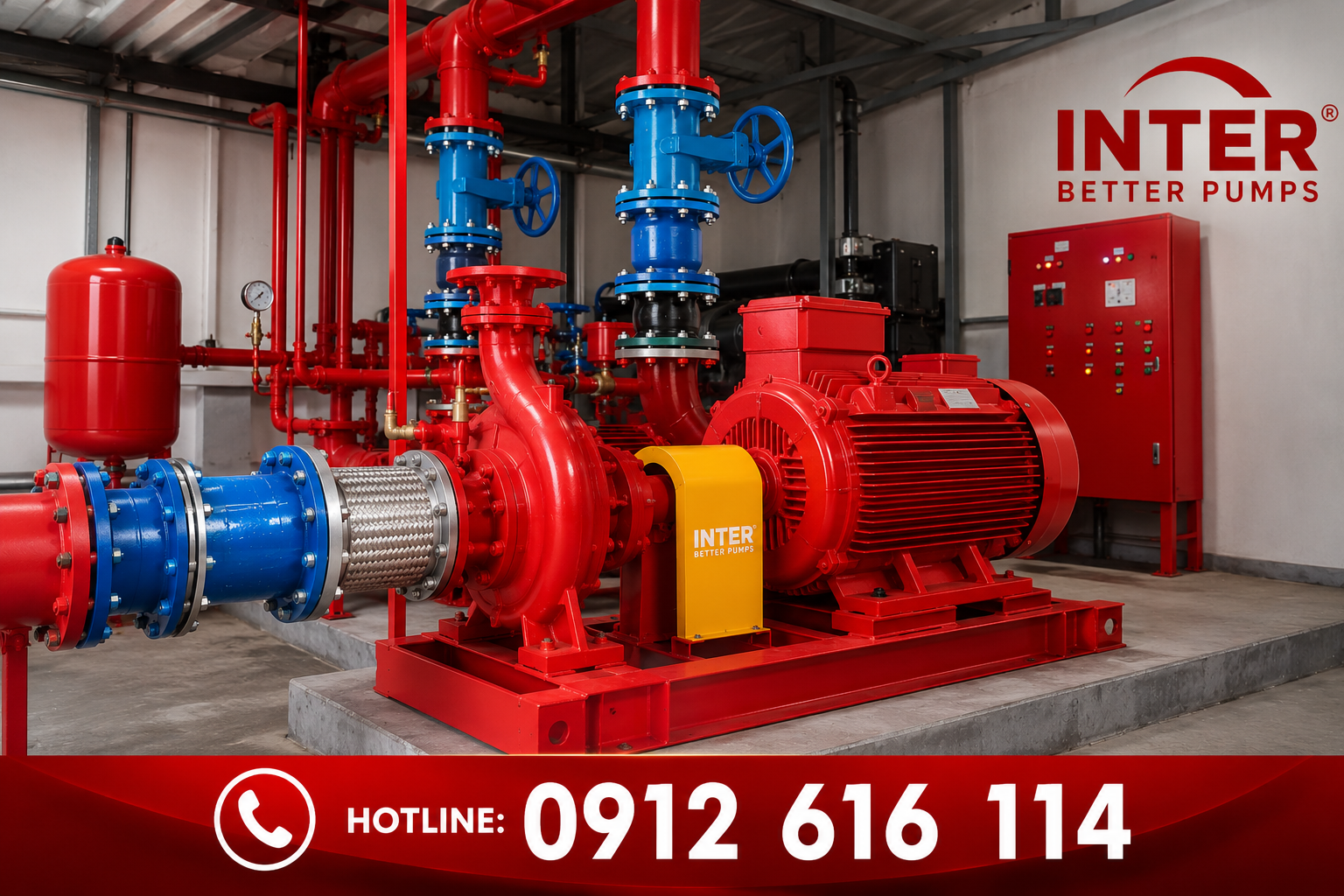 Lịch bảo dưỡng máy bơm chữa cháy điện trục rời INTER