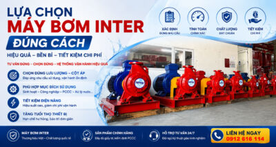 Lựa chọn máy bơm chữa cháy điện trục rời INTER đúng cách