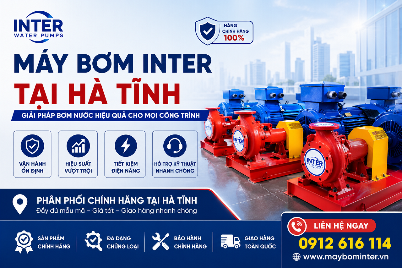 Máy bơm INTER tại Hà Tĩnh