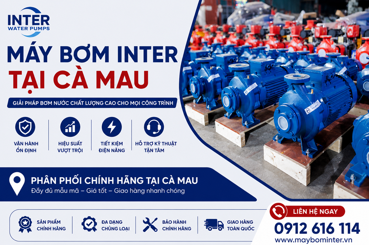 Máy bơm INTER tại Cà Mau