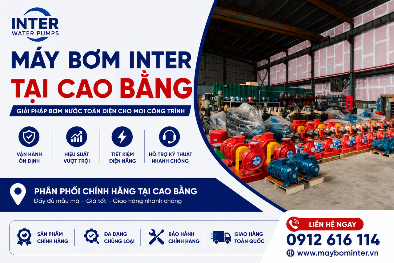 Máy bơm INTER tại Cao Bằng