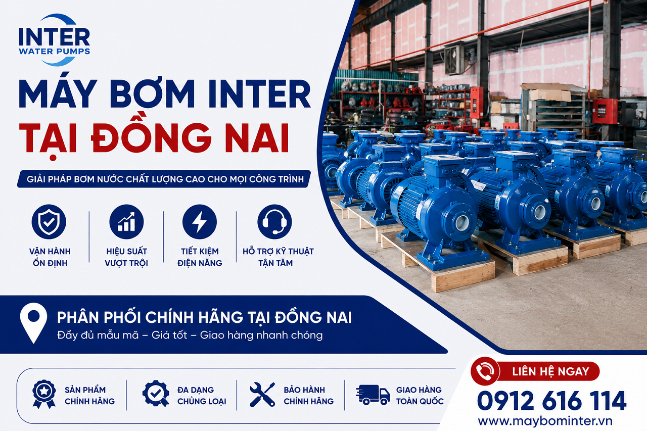 Máy bơm INTER tại Đồng Nai Máy bơm INTER tại Đồng Nai