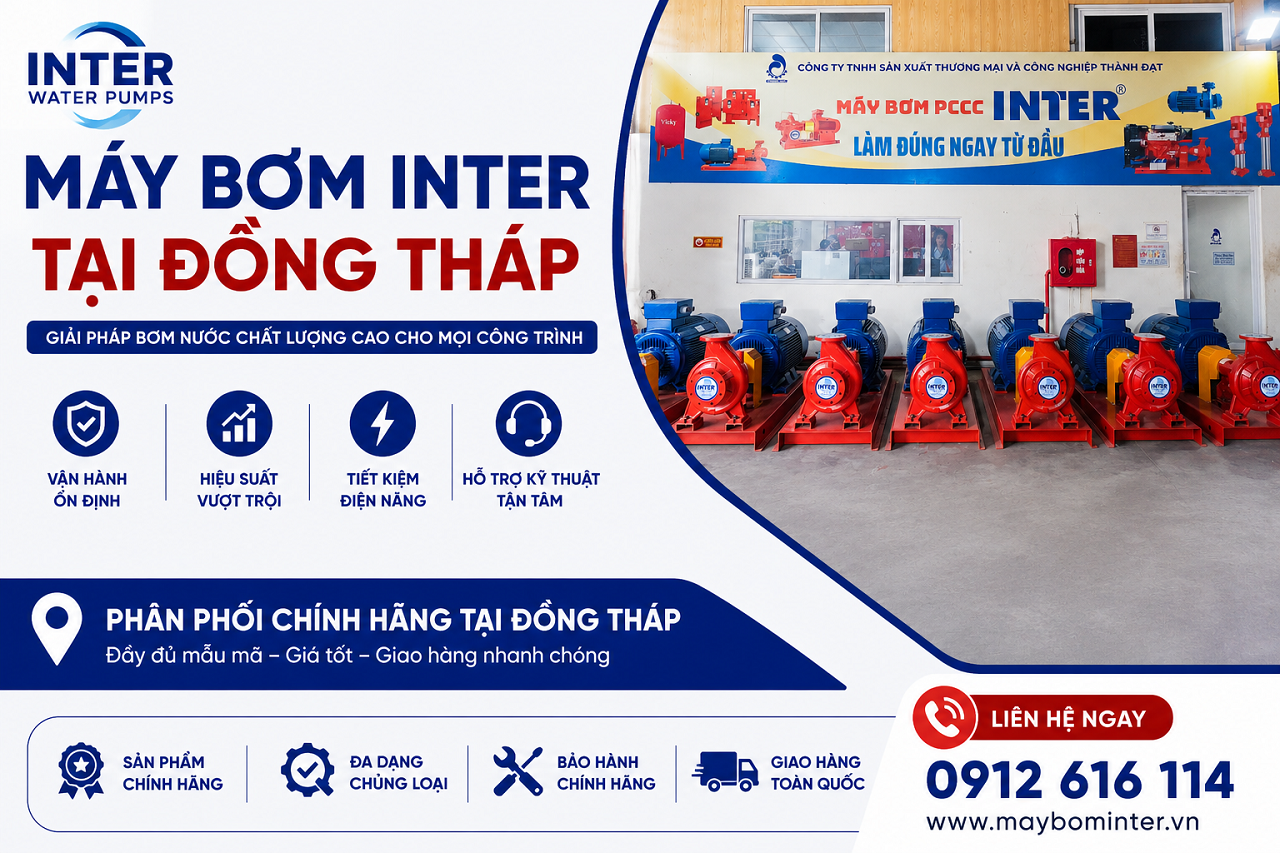 Máy bơm INTER tại Đồng Tháp