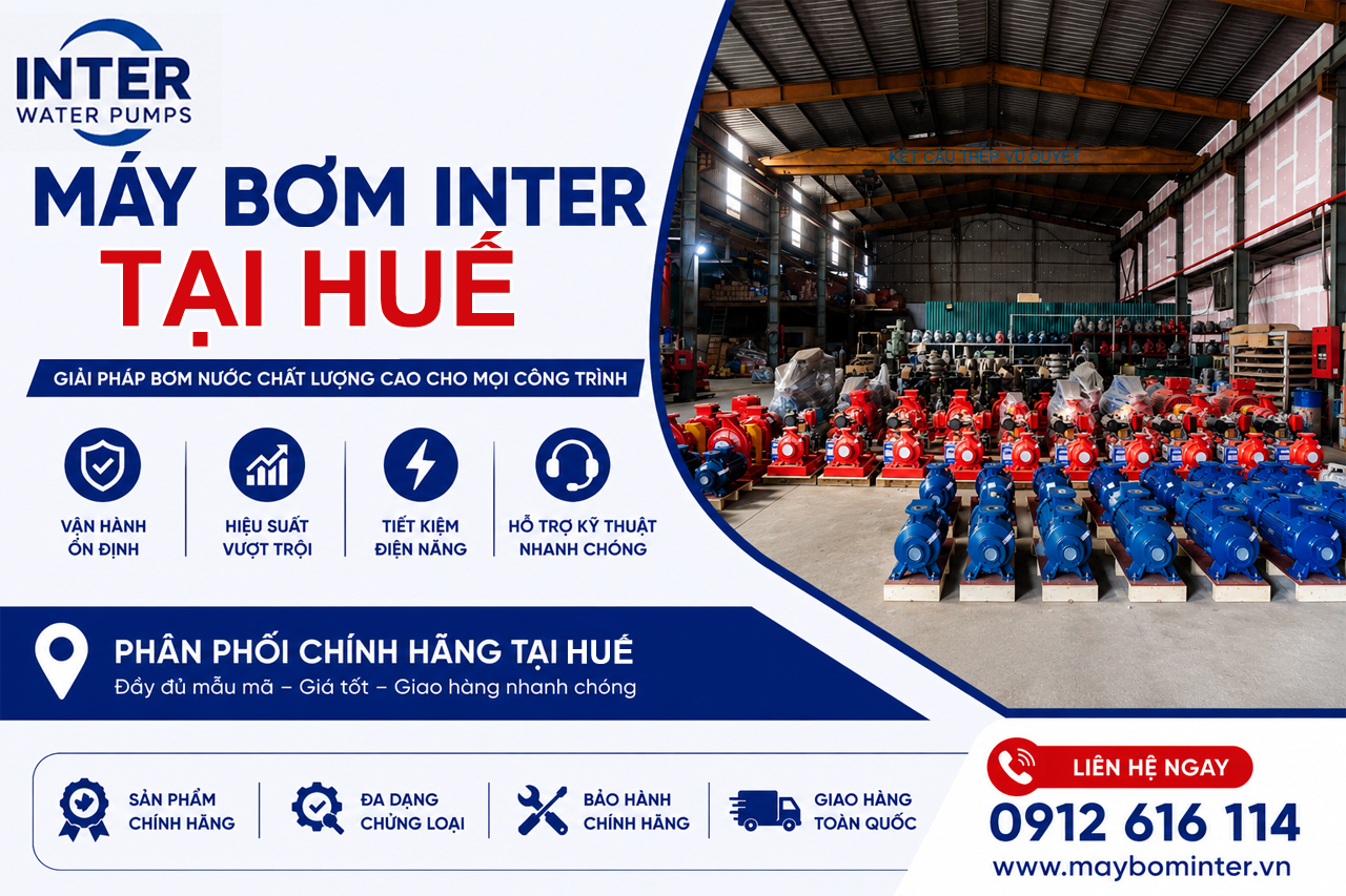 Máy bơm INTER tại Huế