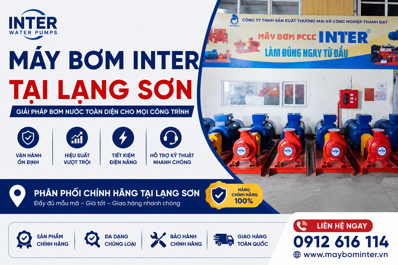 Máy bơm INTER tại Lạng Sơn