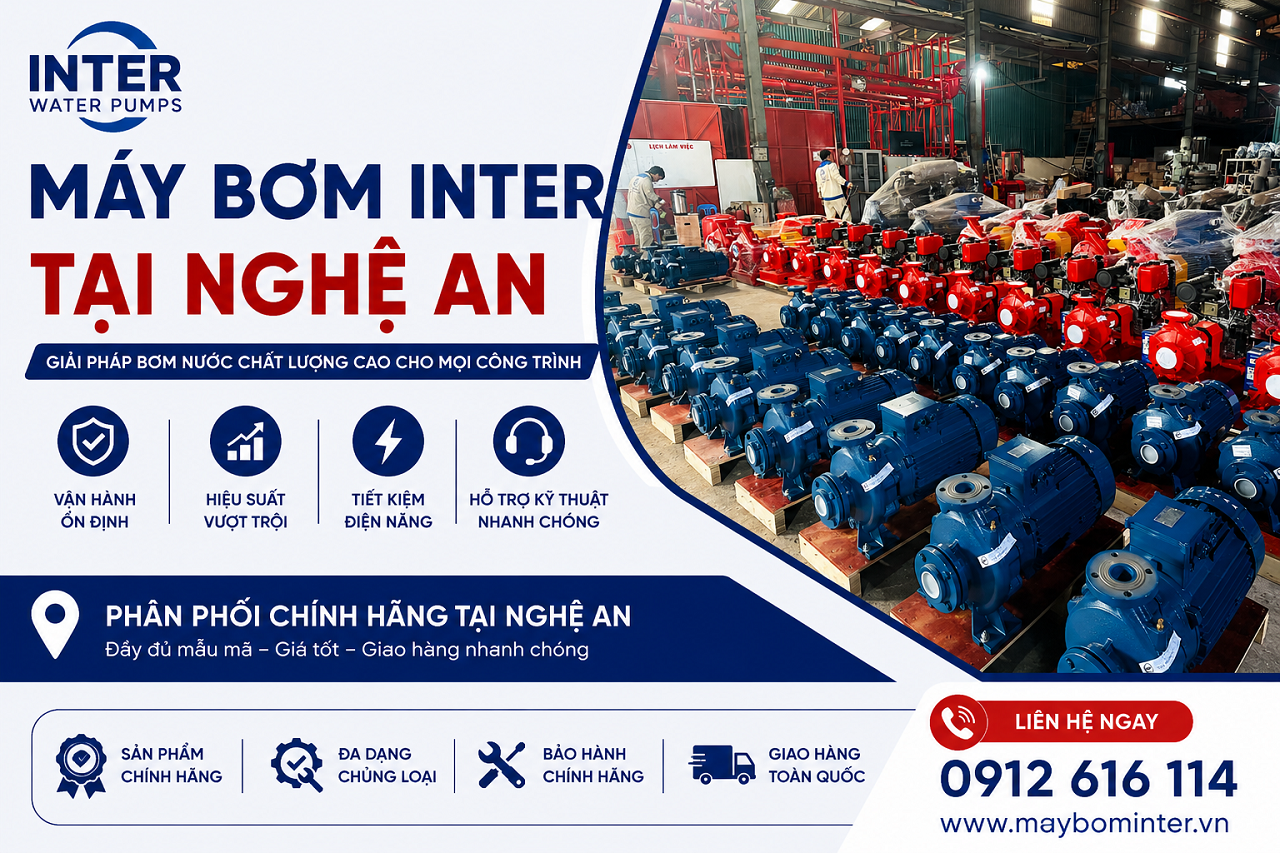 Máy bơm INTER tại Nghệ An