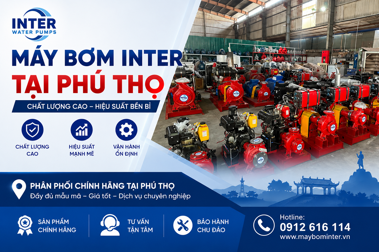 Máy bơm INTER tại Phú Thọ