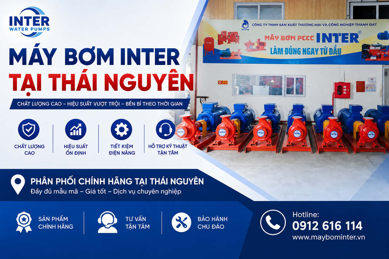 Máy bơm INTER tại Thái Nguyên