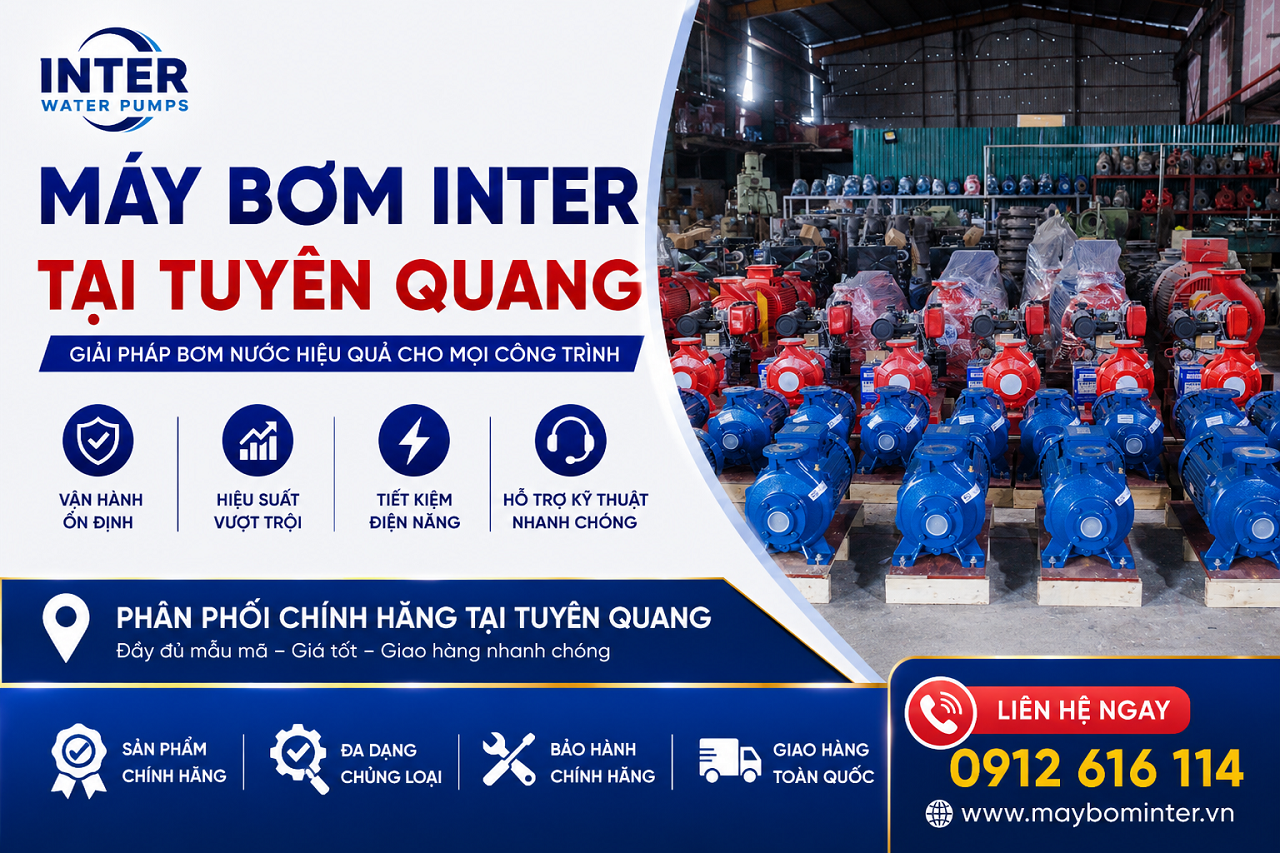 
Máy bơm INTER tại Tuyên Quang