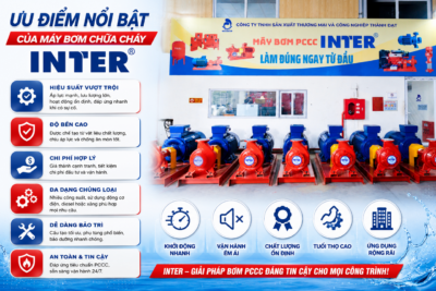 Ưu điểm của máy bơm chữa cháy INTER