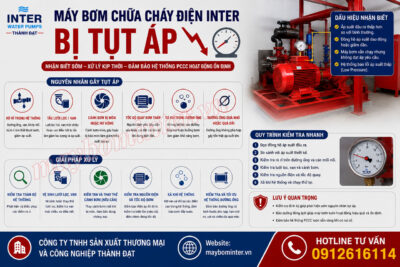 Máy bơm chữa cháy điện INTER bị tụt áp là do đâu