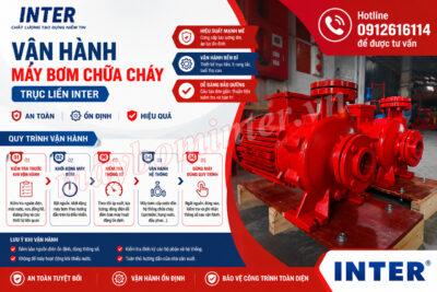 Vận hành máy bơm chữa cháy trục liền INTER đúng cách